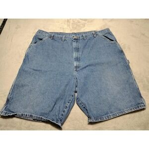Wrangler Blue Jean Carpenter Shorts Men 44/9.5 Denim Cotton Work Durable Classic